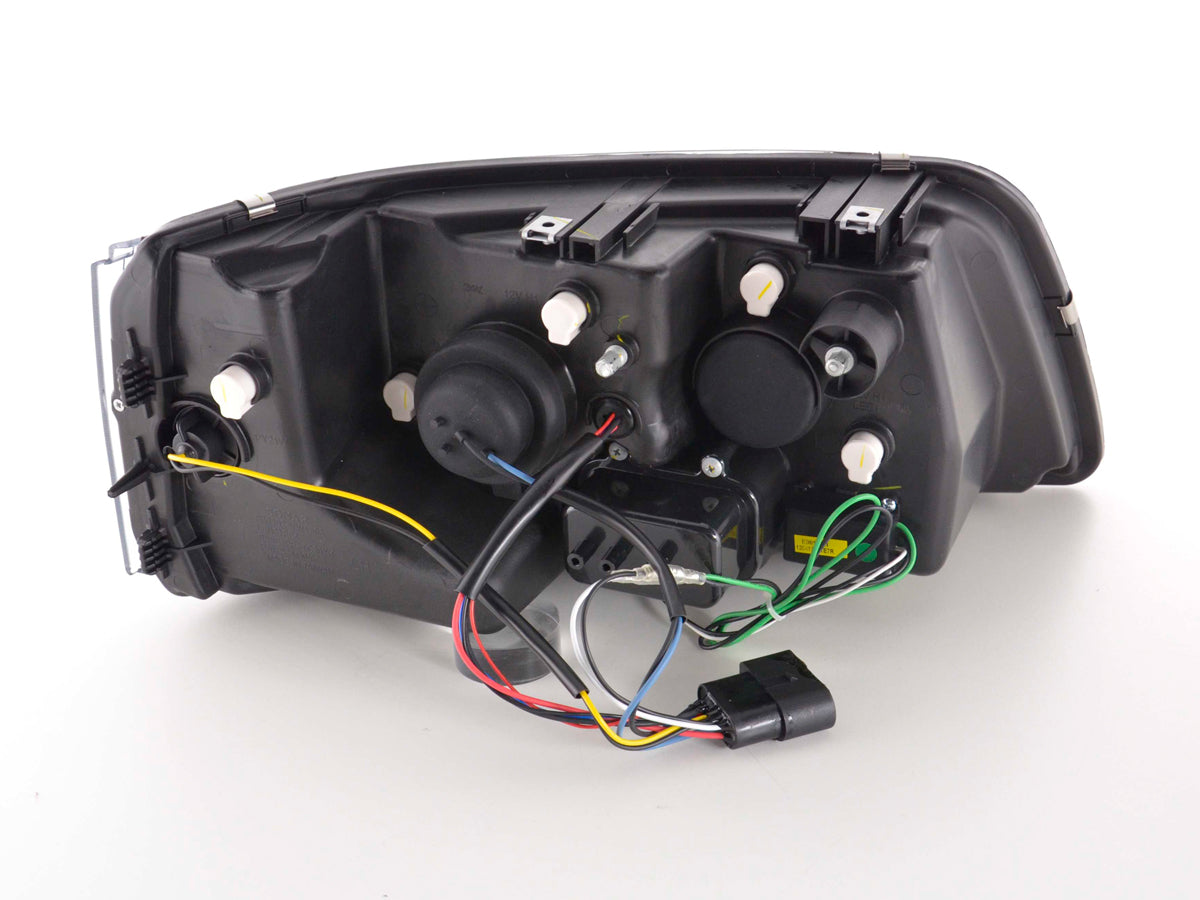 Scheinwerfer Set Daylight LED TFL-Optik VW Bus Typ T5 03-09 chrom Scheinwerfer Set Daylight LED TFL-Optik VW Bus Typ T5 03-09 chrom
